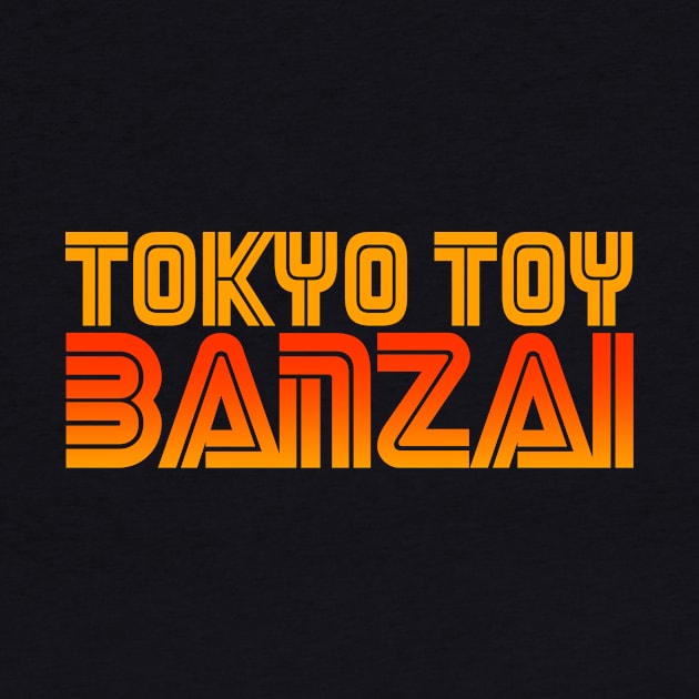 TOKYO TOY BANZAI "SUNSET" LOGO by TOKYO TOY BASTARD TEE BODEGA